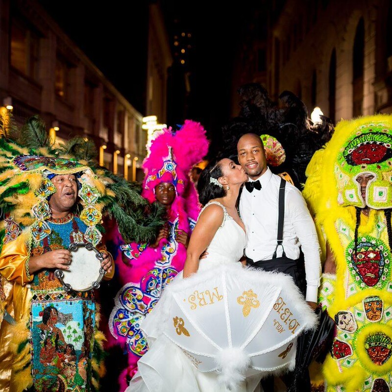 New Orleans wedding-day makeup by LMB.