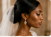 Bride profile with veil
