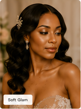 Aaliyah in soft bridal glam