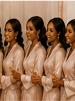 Finished bridal party looks