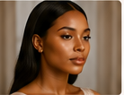 Editorial beauty look ready for photoshoot