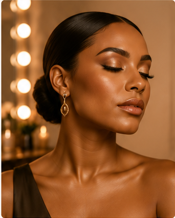 LMB client with a luminous, camera-ready Beauty House look